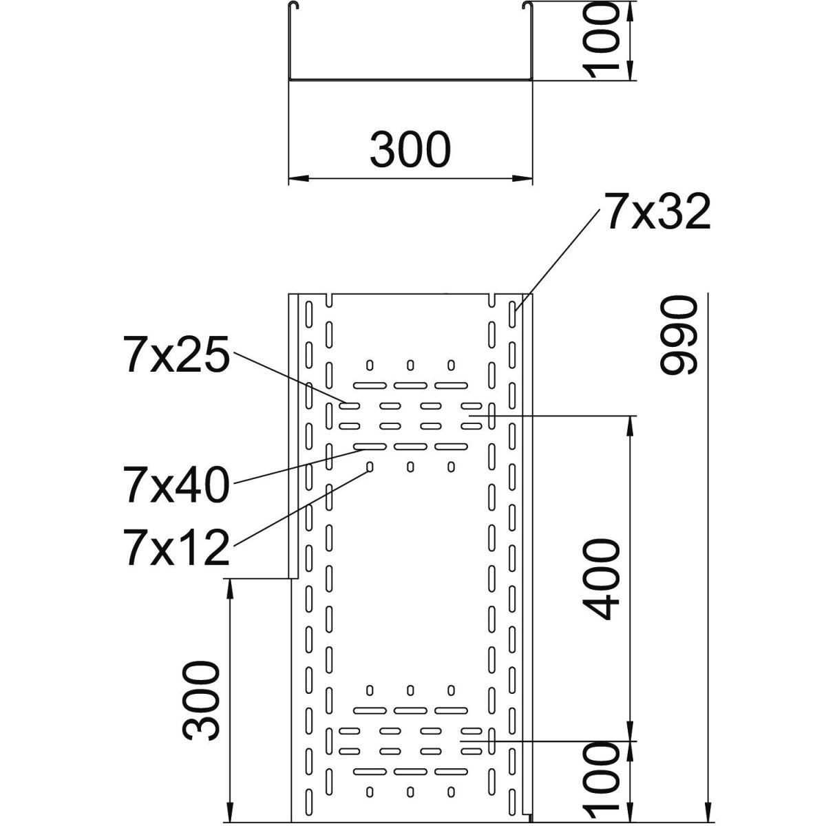 Kabelrinne BKRS BKRS 1030 90R FS