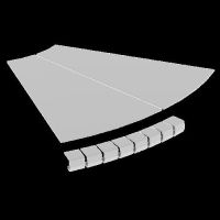 Abdeckung Flachbogen 67614-44