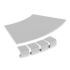 Abdeckung Bogen 45 Grad 67214-04