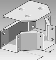 T-Stück-Deckel TDF 200/100