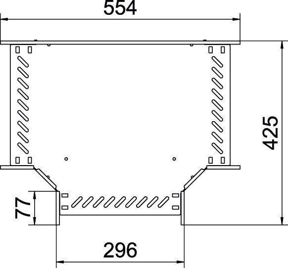 T-Stück für Kabelrinne RT 630 FS