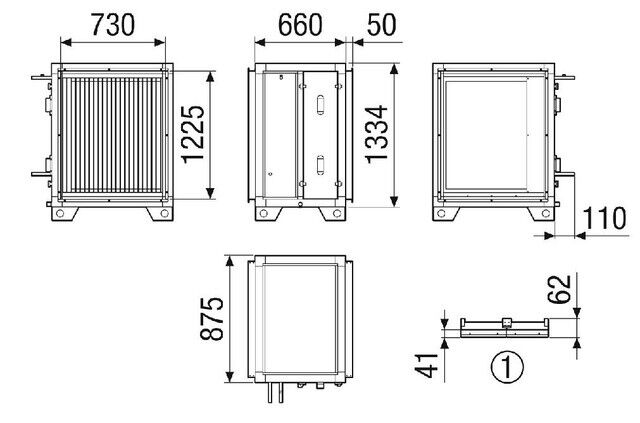 Wasserkühlregister 1 NHKRMV4512HCCW12NC