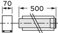 Verlängerung 0,5m 303202