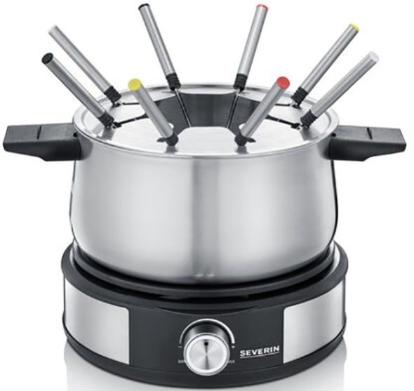 Fondue-Crepes Kombi FO 2471 sw/eds-geb. Fondue-Crepes Kombi FO 2471 sw/eds-geb.