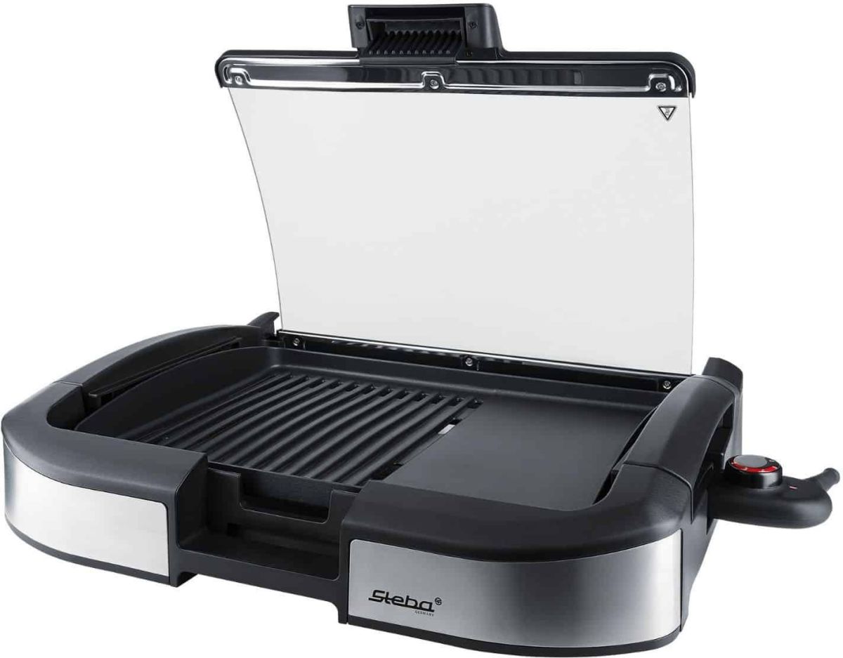 Barbecue-Tischgrill VG 195 sw/Glas