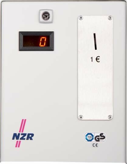 Zeit-Münz-Zähler elektr. ZMZ 0205 2 EURO Zeit-Münz-Zähler elektr. ZMZ 0205 2 EURO