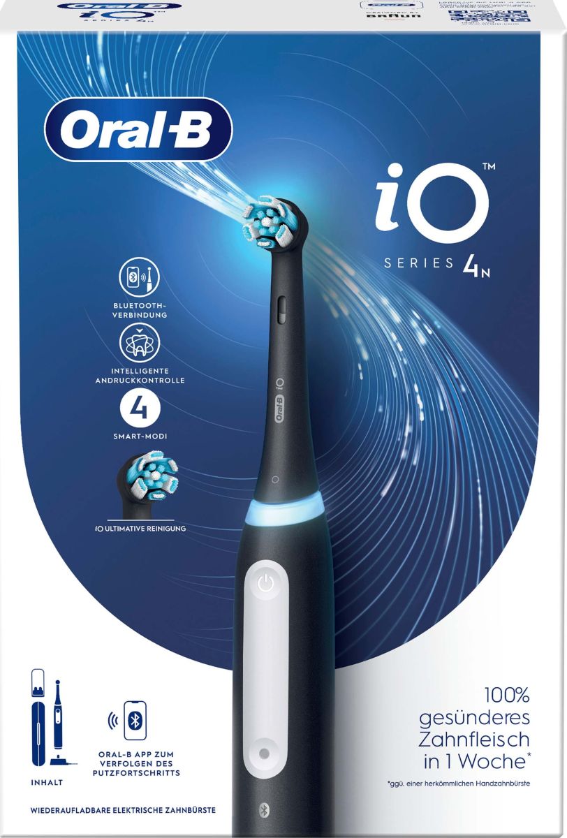 Oral-B Zahnbürste+Etui iO 4 +Reiseetui sw