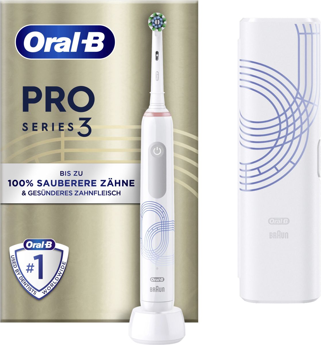 Oral-B Zahnbürste+Etui Pro 3 3500 Olympia+E