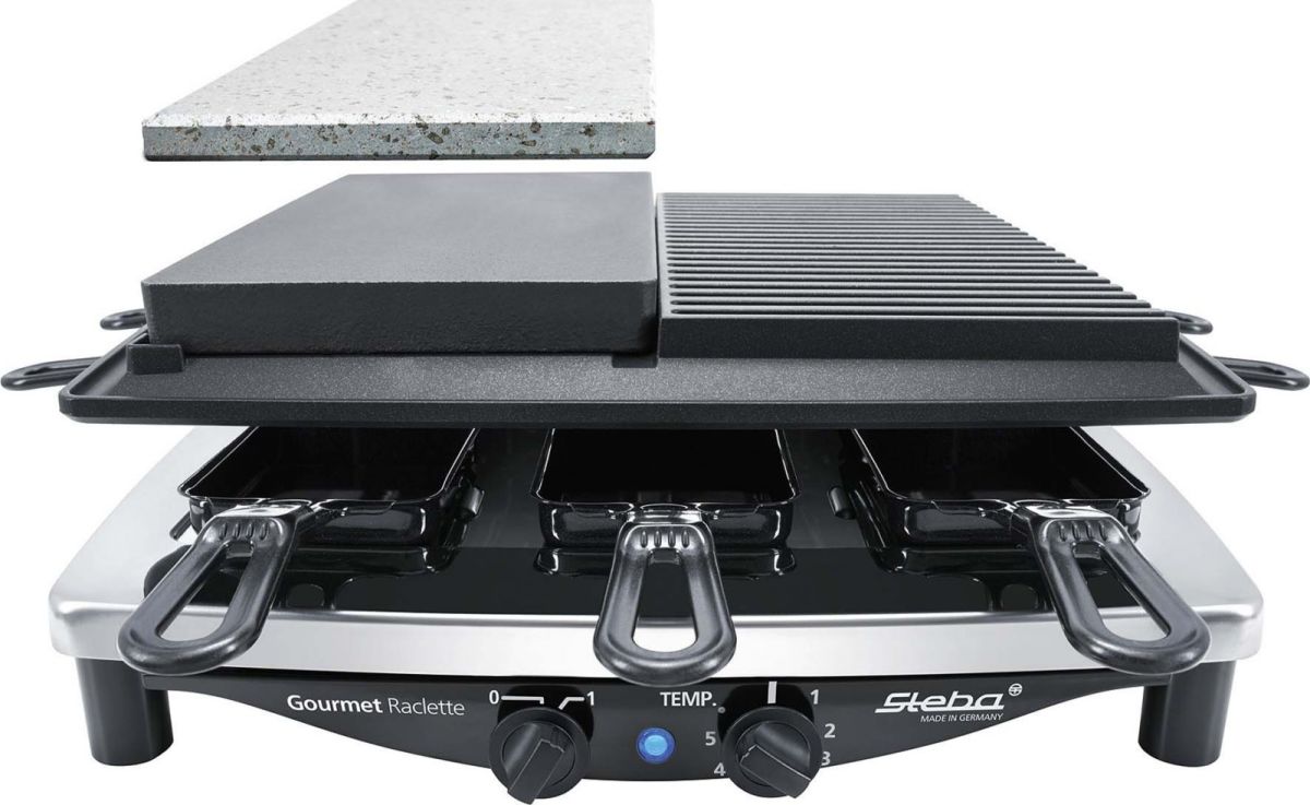 Gourmet-Raclette RC 4 plus deluxe chr Gourmet-Raclette RC 4 plus deluxe chr