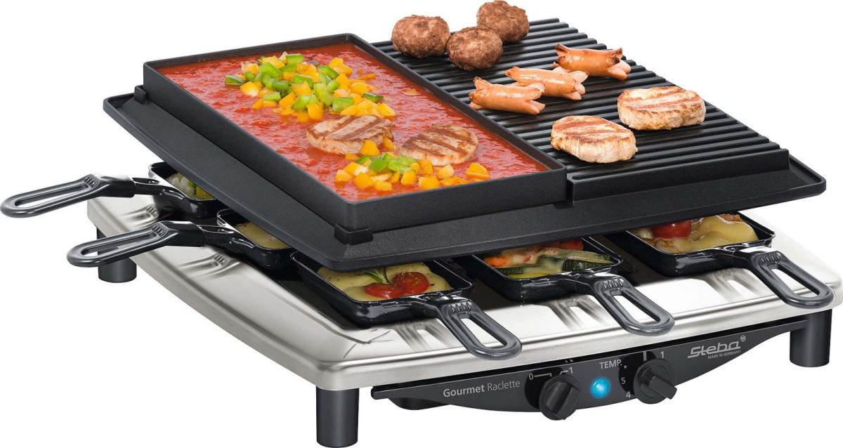 Gourmet-Raclette RC 4 plus deluxe chr Gourmet-Raclette RC 4 plus deluxe chr
