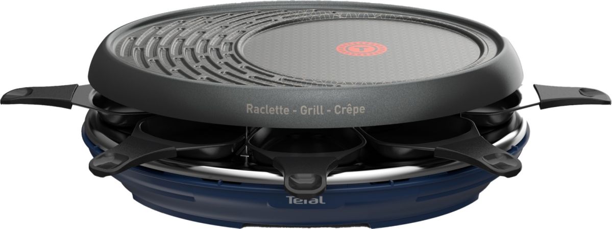 Raclette-Grill +Crepe RE 3104 sw/bl