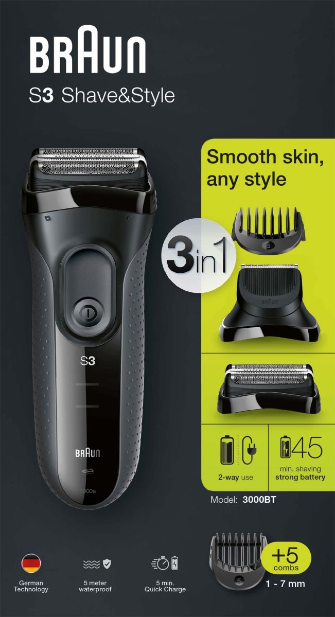 Rasierer 3000BT b
