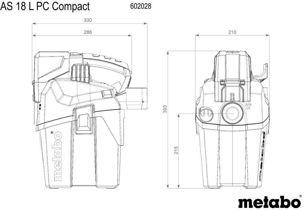 Akku-Allessauger AS 18 L PC Compact