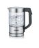 Glas-Wasserkocher WK 3458eds-geb/sw