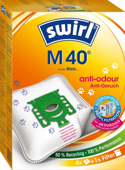 Staubbeutel M 40 Anti-Odour VE4 Staubbeutel M 40 Anti-Odour VE4