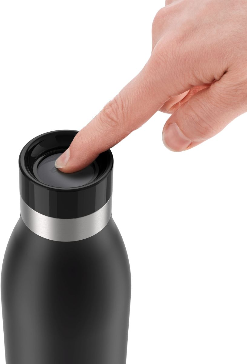 Trinkflasche BLUDROP basic sw