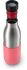 Trinkflasche BLUDROP sleeve Coral