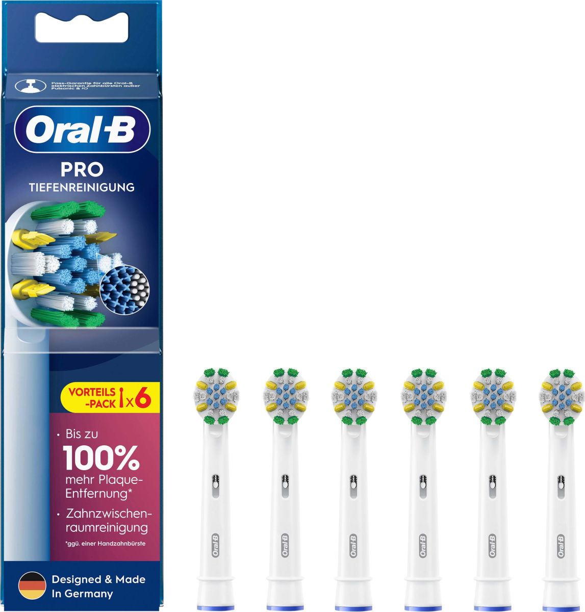 Oral-B Aufsteckbürste EB Pro Tiefenr 6er