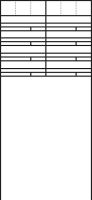 Raumspar-Briefkasten RG/SR 611-8/2 AG