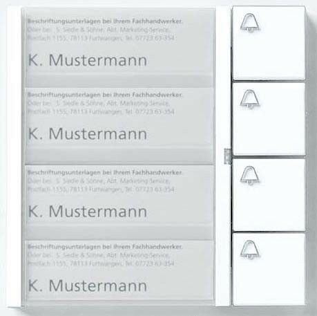 Tasten-Modul TM 612-4 BG