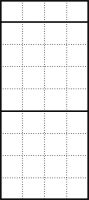 Briefkasten-Gehäuse AP BGA 611-4/9-0 SM