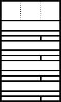 Raumspar-Briefkasten AP RGA 611-4/1-0 W