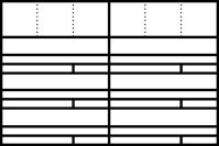 Raumspar-Briefkasten AP RGA 611-6/2-0 W