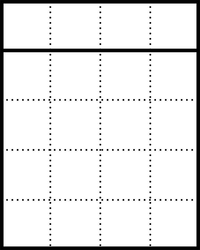 Briefkasten-Gehäuse AP BGA 611-4/5-0 W