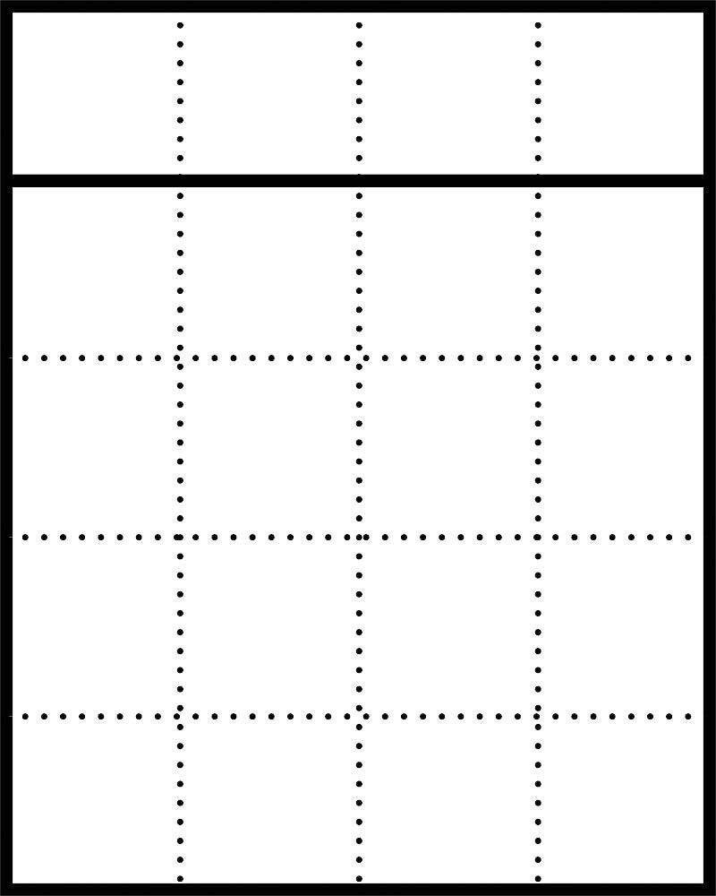 Briefkasten-Gehäuse AP BGA 611-4/5-0 W