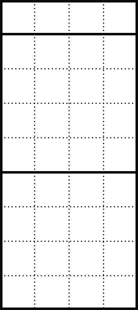 Briefkasten-Gehäuse AP BGA 611-4/9-0 W