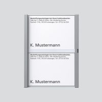 Namensschild sil-met kpl. 200029041-00