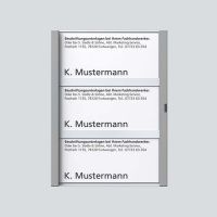 Namensschild titan-met kpl 200029044-00