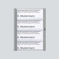 Namensschild titan-met kpl 200029048-00