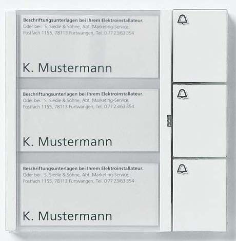 Tasten-Modul TM 611-03 W Tasten-Modul TM 611-03 W