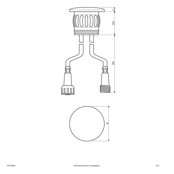 LED-Bodeneinbauleuchte P67108840L