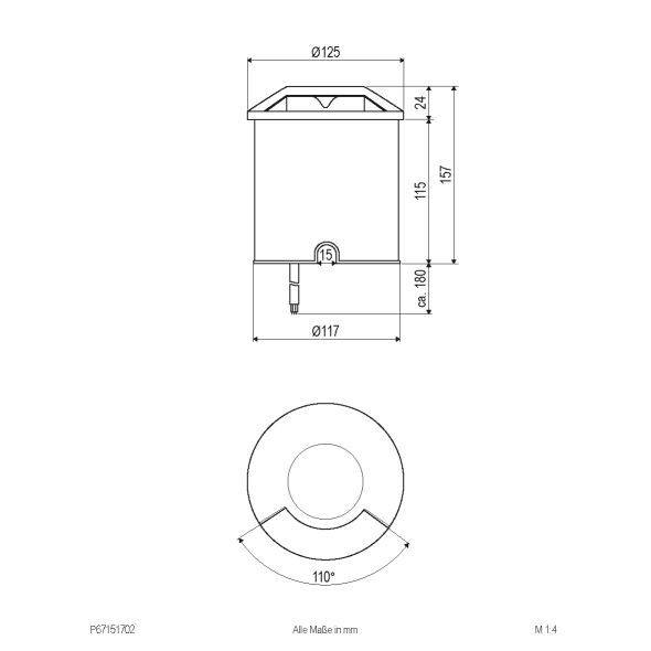 LED-Bodenleuchte IP67 P67151702