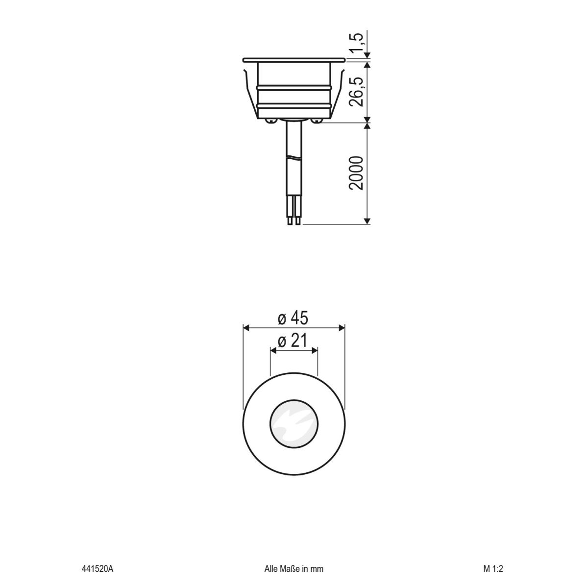 LED-Bodeneinbauleuchte 441520A