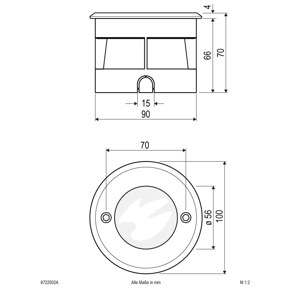 LED-Bodeneinbauleuchte 6722502A