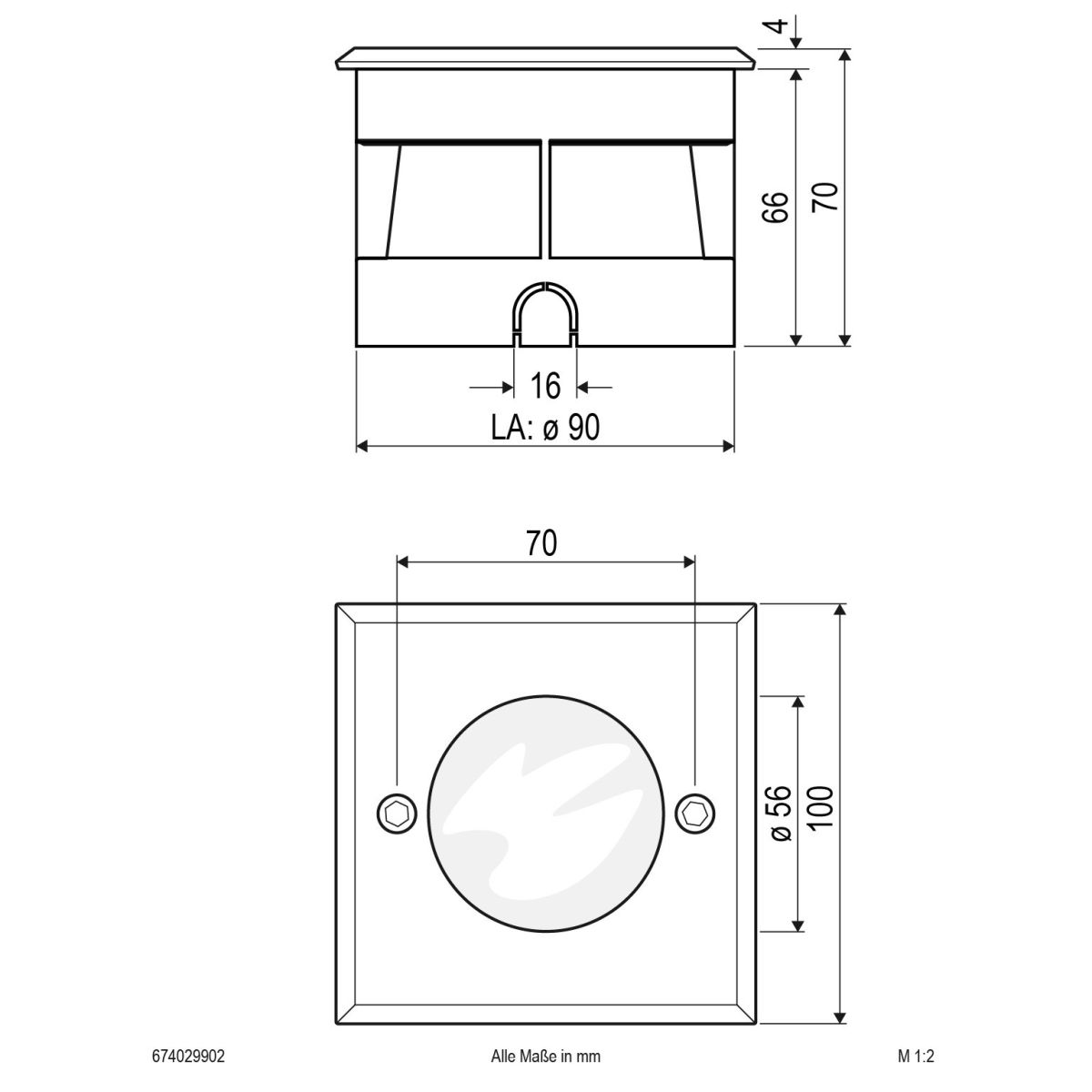 LED-Bodeneinbauleuchte 674029902