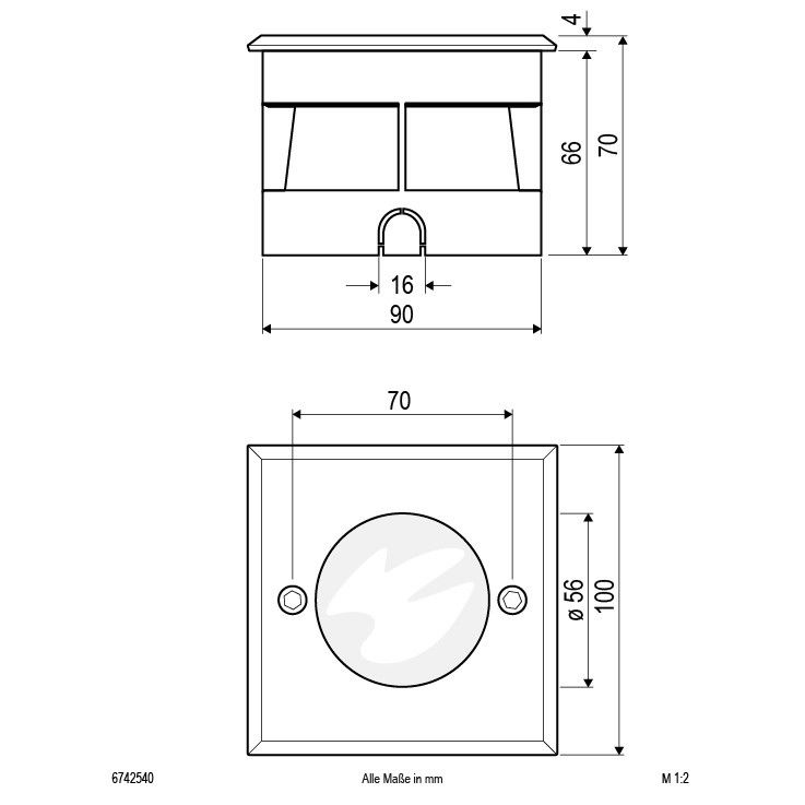 LED-Bodeneinbauleuchte 6742540