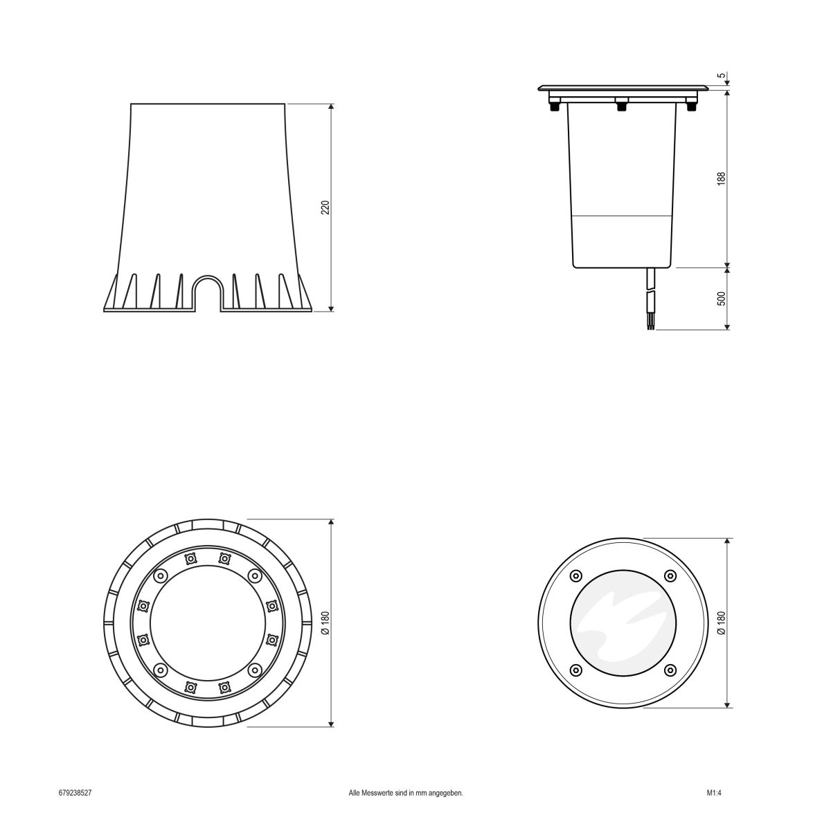 LED-Bodeneinbauleuchte 679238527