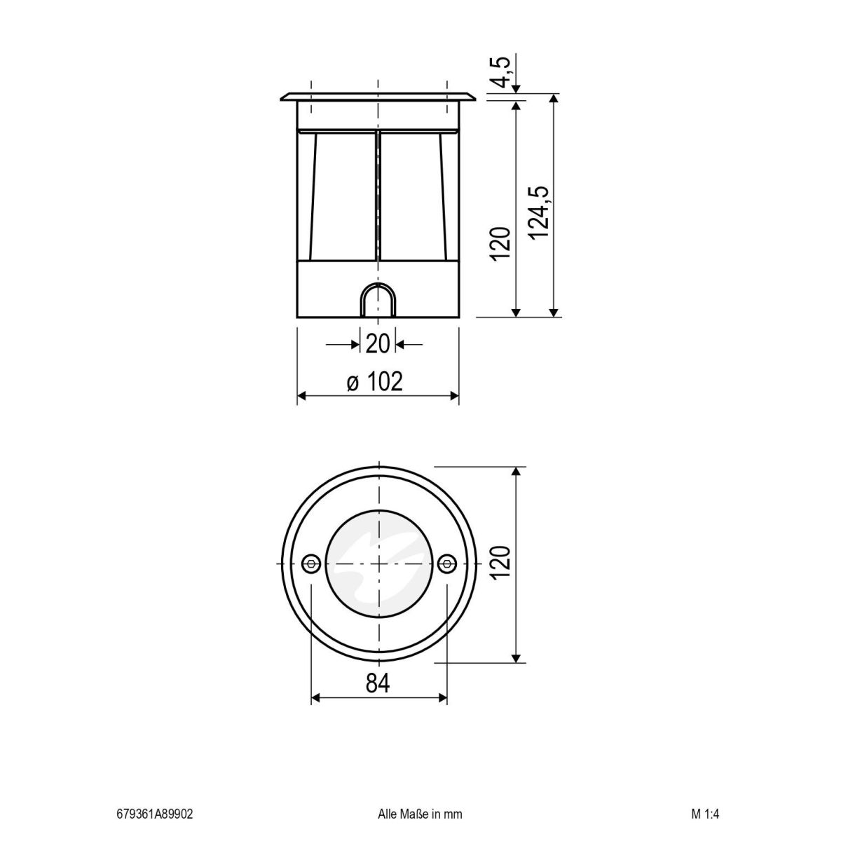 LED-Bodeneinbauleuchte 679361A89902