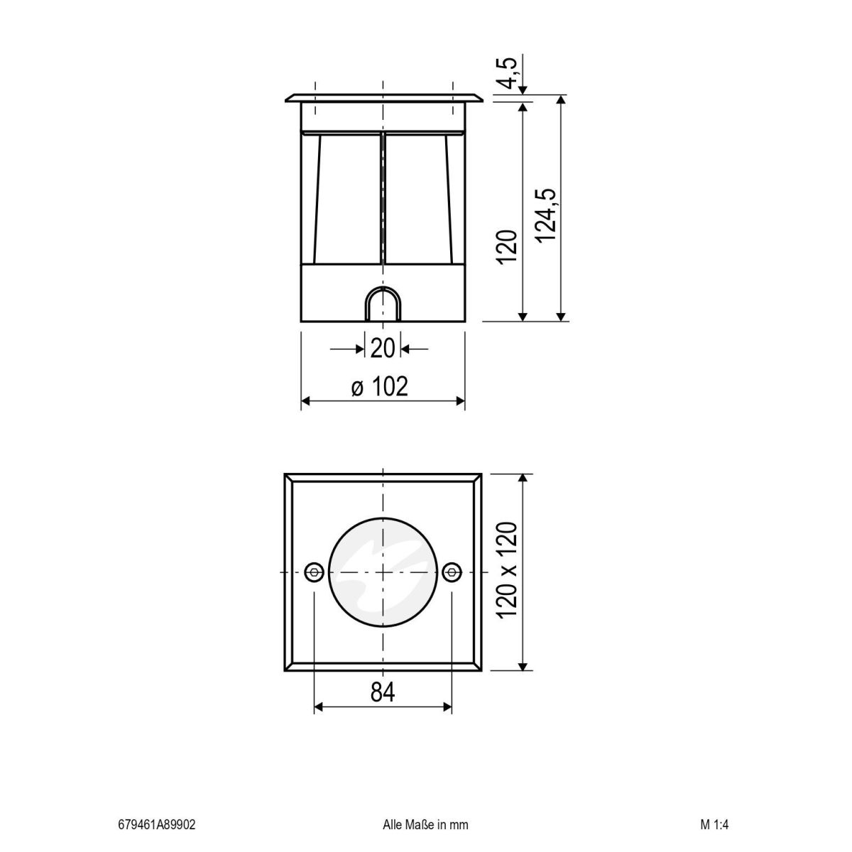 LED-Bodeneinbauleuchte 679461A89902