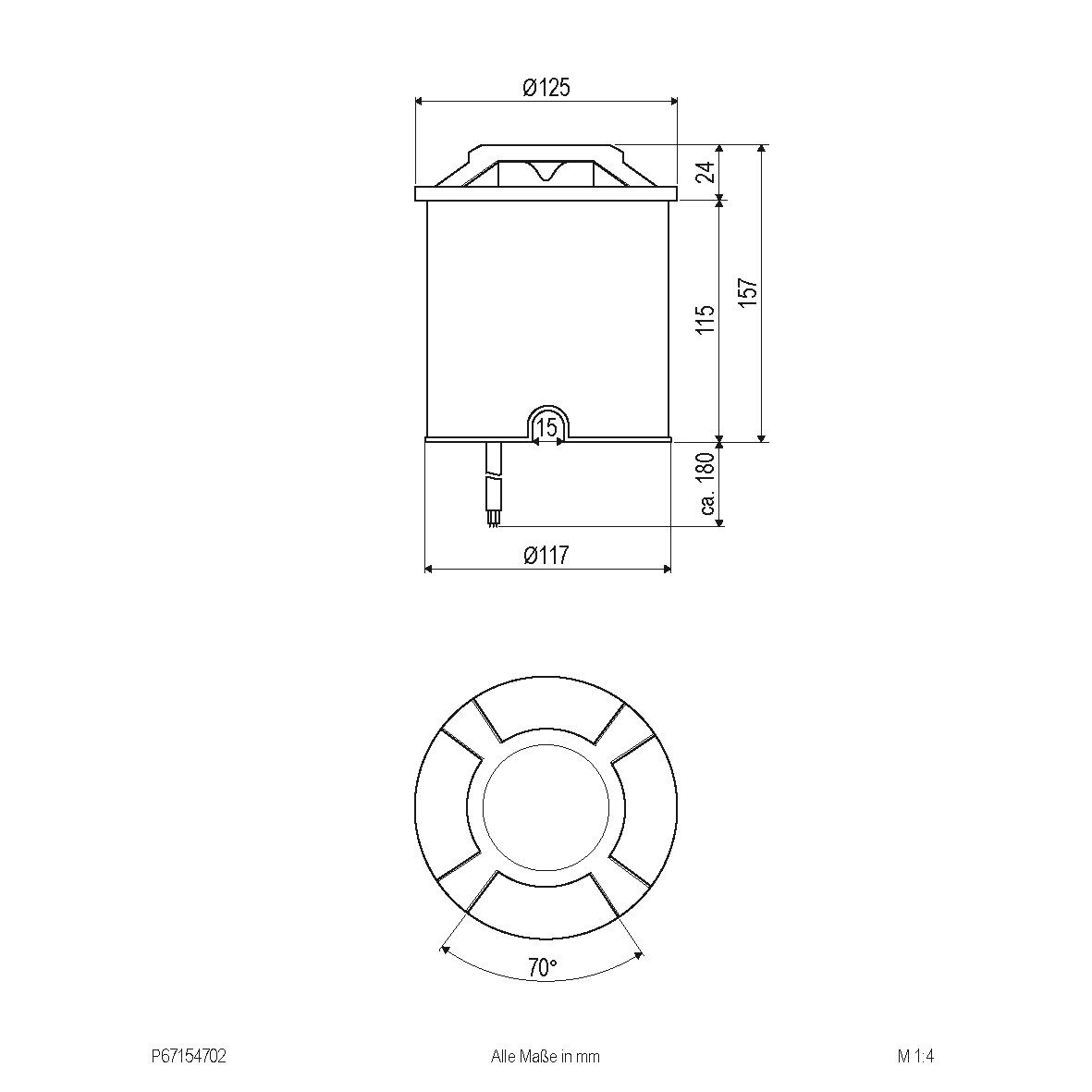 LED-Bodenleuchte IP67 P67154702