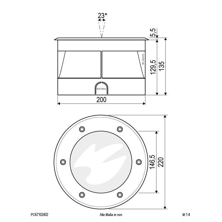 LED Bodenleuchte PC67102402