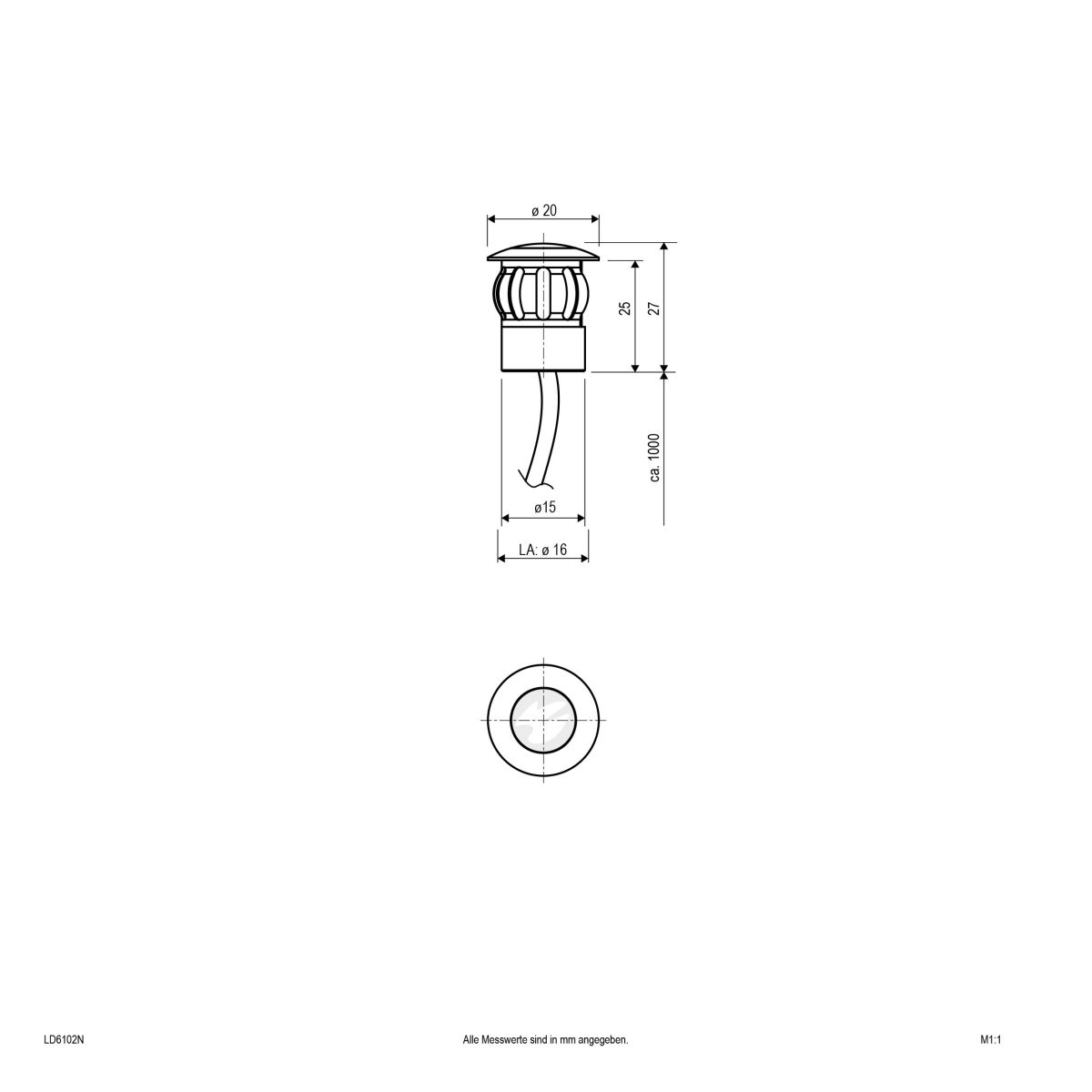 LED-Lichtpunkt LD6102N