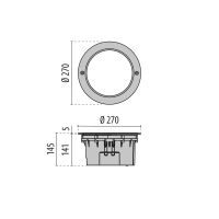 LED-Bodeneinbauleuchte 3111908