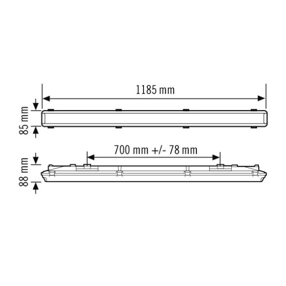 LED-Feuchtraumleuchte OLIVIA-2 #EO10310393 LED-Feuchtraumleuchte OLIVIA-2 #EO10310393