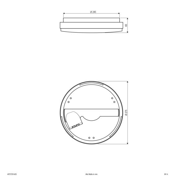 LED-Anbaupanel AP27251425