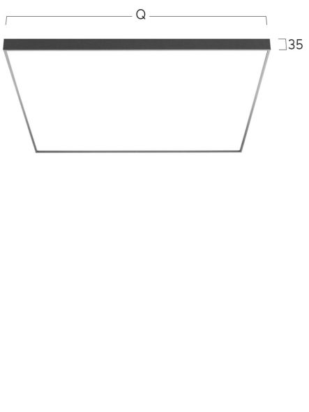 LED-Anbauleuchte CA9OEL-840H-Q500 LED-Anbauleuchte CA9OEL-840H-Q500